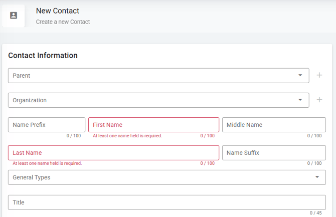 Contacts - Name Selection - Release Notes July 2026