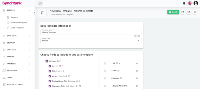 Data Templates - Reports Support Article