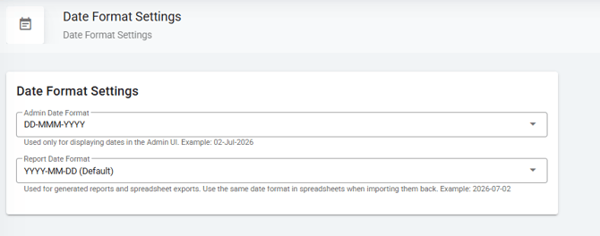 Date Format Selector - Release Notes June 2026
