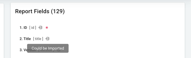 Import Back Into System - Reports Support Article