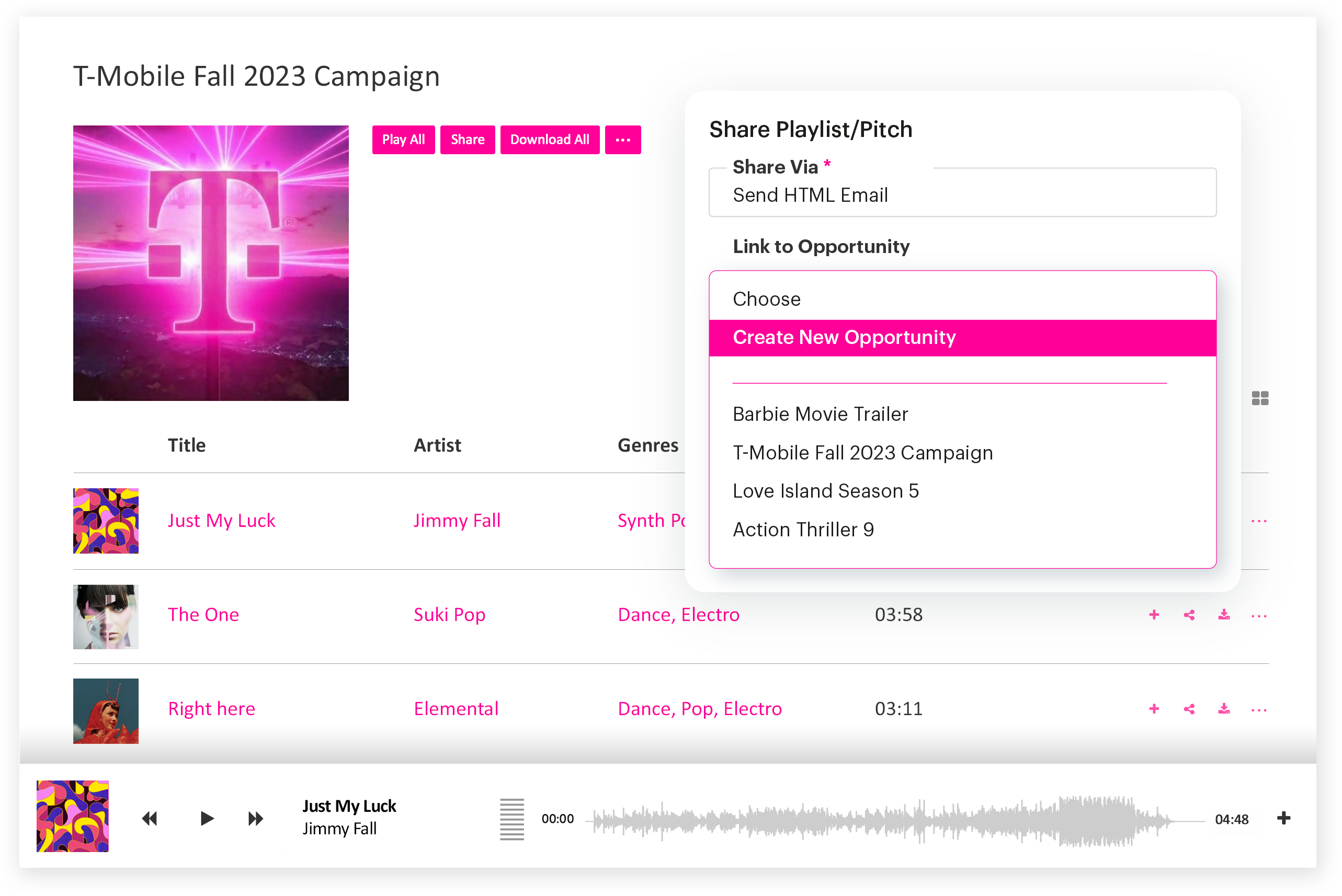 SyncUP - Front-End View