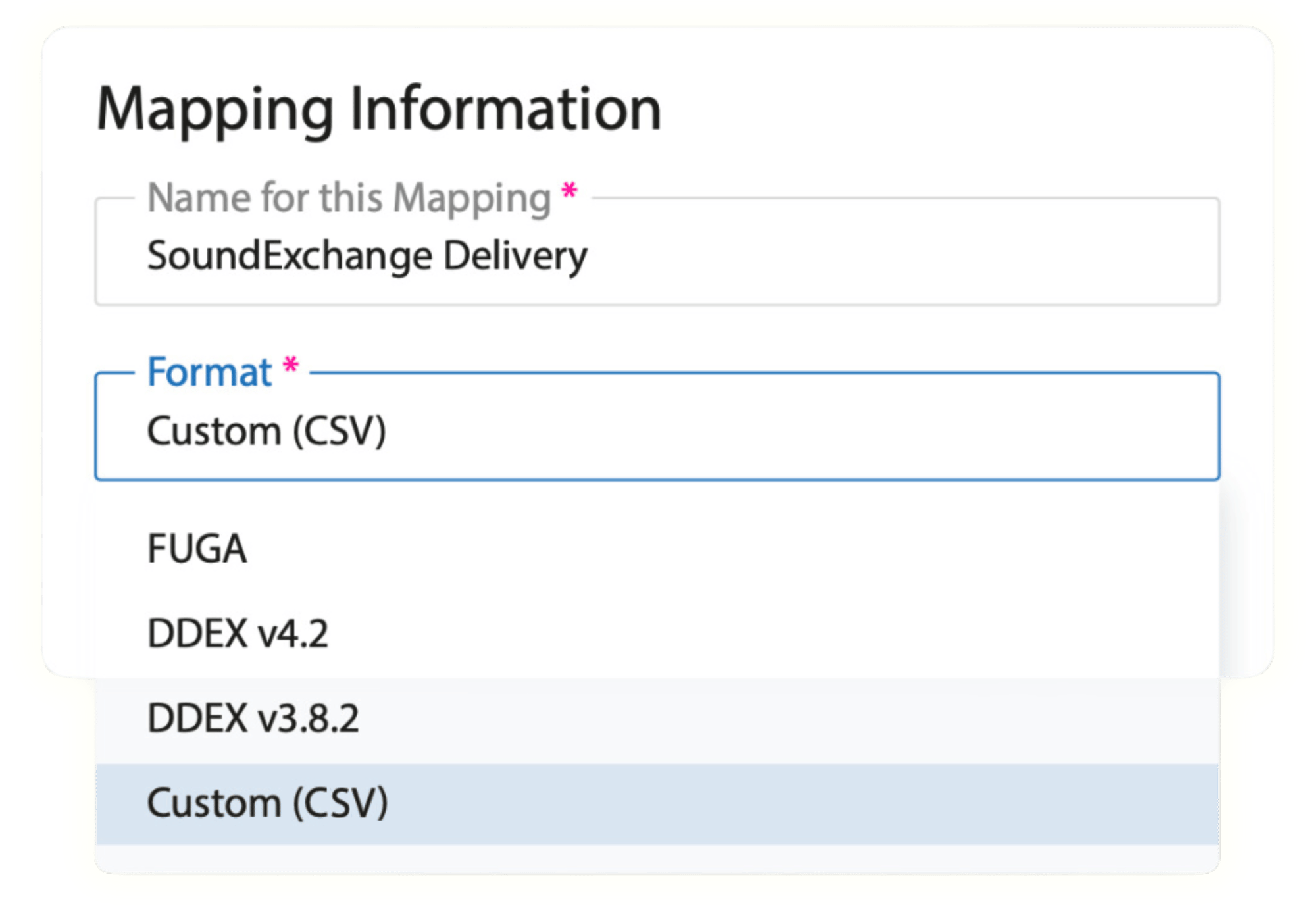 Delivery mapping